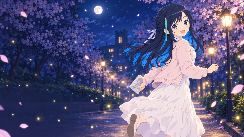 透明な夜に駆ける君と、目に見えない恋をした。の続きを案内するしおり